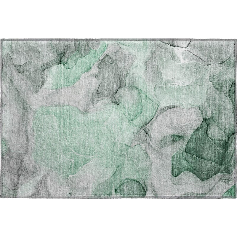 Premium Washable Super Soft Abstract Watercolor Mayfield Rug