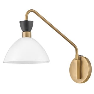 Lark 83250-CO Simon 14" Tall Hardwired or Plug-In Wall Sconce with