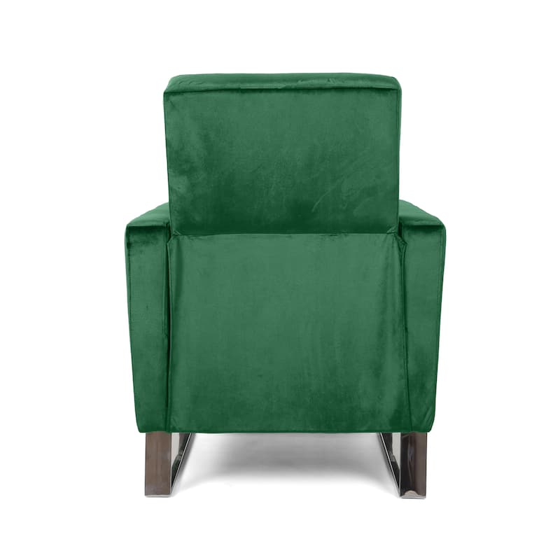 Pushback Recliner Chairs Home Theatre Recliner Velvet Recliners for Small Spaces w/ Adjustable Footrest Push Back Theatre Chair