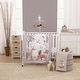 preview thumbnail 1 of 3, Little Love by NoJo Woodland Meadow 3 Piece Nursery Mini Crib Bedding Set