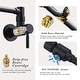 preview thumbnail 5 of 5, WOWOW Wall Mounted Pot Filler Faucet with Double Joint Swing Arms
