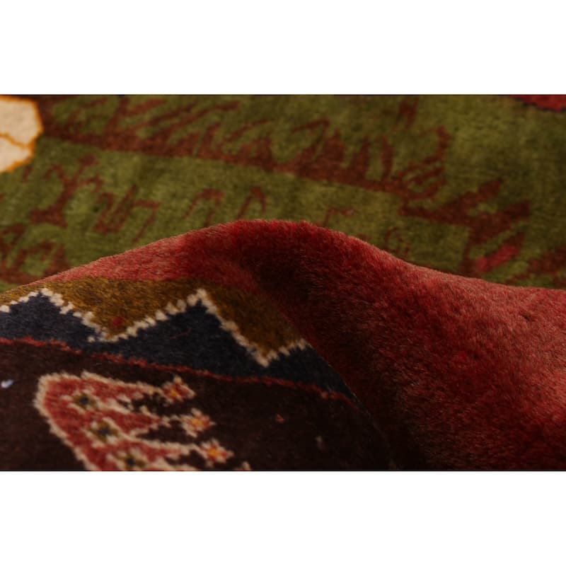 ECARPETGALLERY Hand-knotted Melis Vintage Red Wool Rug - 4'3 x 6'9
