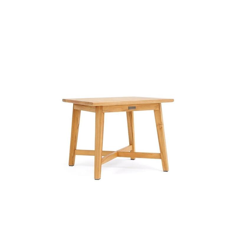 Winston All-Natural Teak Outdoor 24" Square Side Table