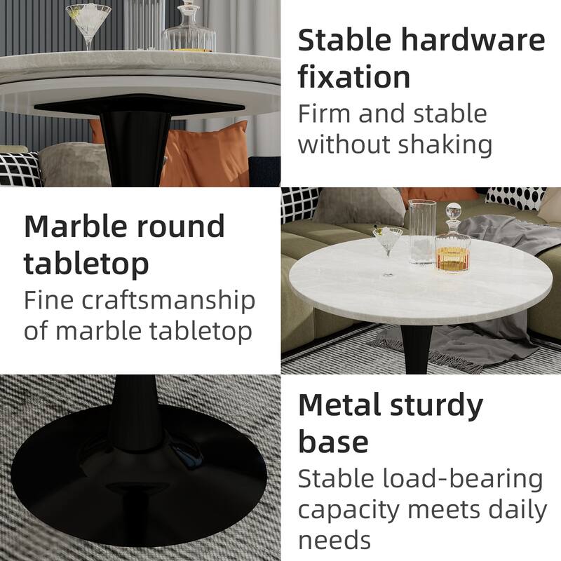 Mid-century modern style dining table accommodates 2 or 4 people