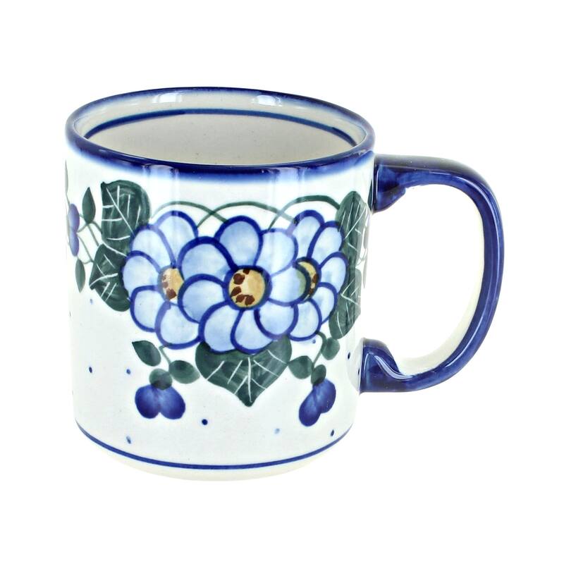 Blue Rose Polish Pottery WR Unikat Mug