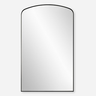 Uttermost Tordera Black Arch Mirror - 24"W x 40"H x 1"D