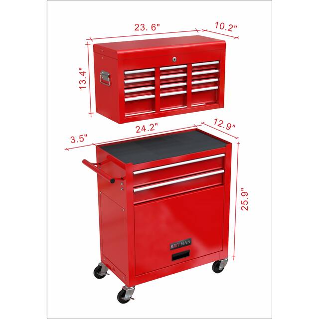 8 Drawer Tool Storage Cabinet
