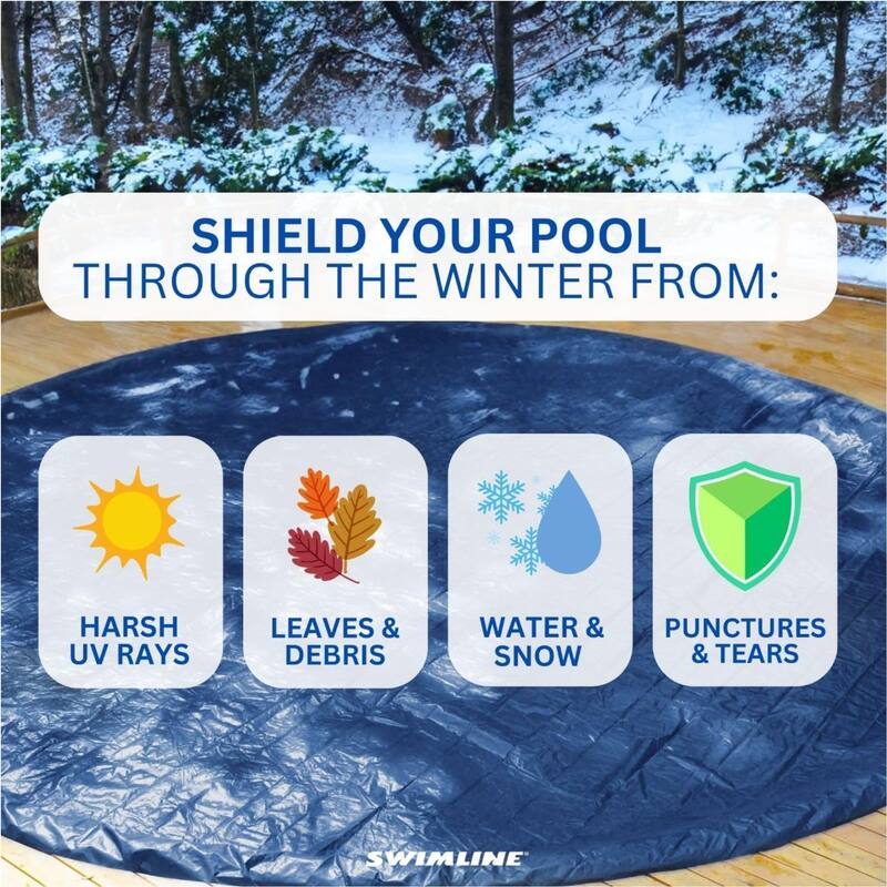 Oval Super Guard Above Ground Swimming Pool Winter Cover