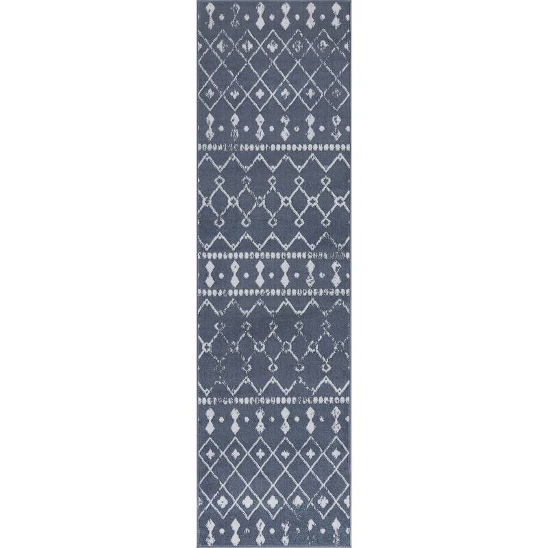 Linx Farmhouse Geometric Indoor Area Rug