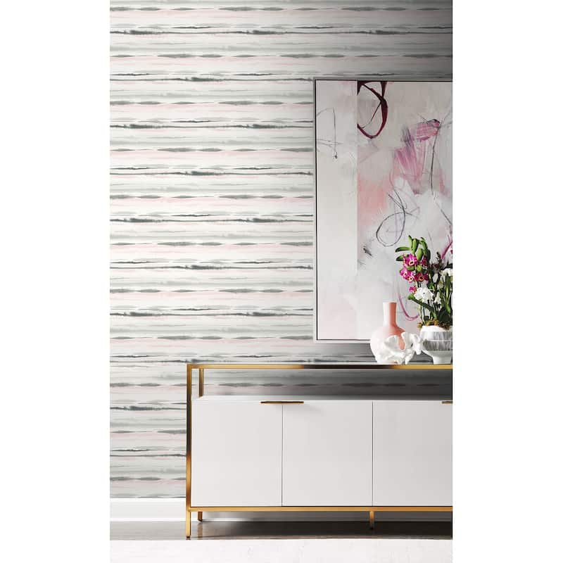 Luxe Haven Horizon Stripe Peel and Stick Wallpaper
