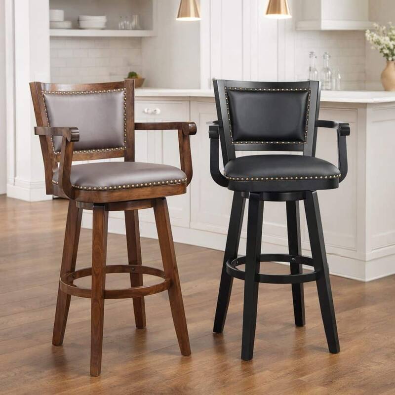 Broadmoor Wood Extra Tall Swivel Barstool