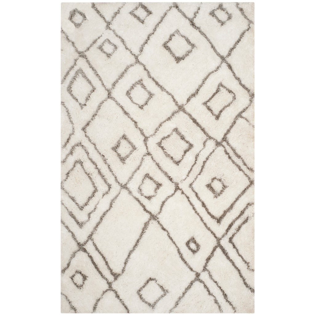 SAFAVIEH Handmade Toronto Shag Delaney Polyester Rug