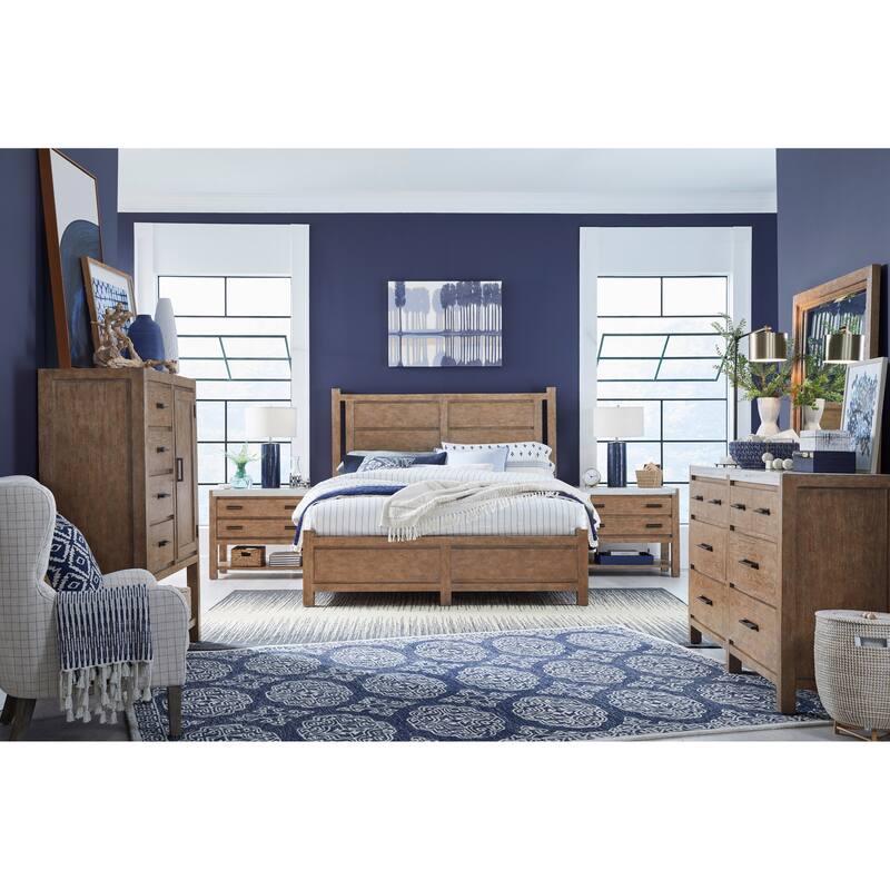 Magnussen Home Plum Creek Sierra Brown Open Nightstand