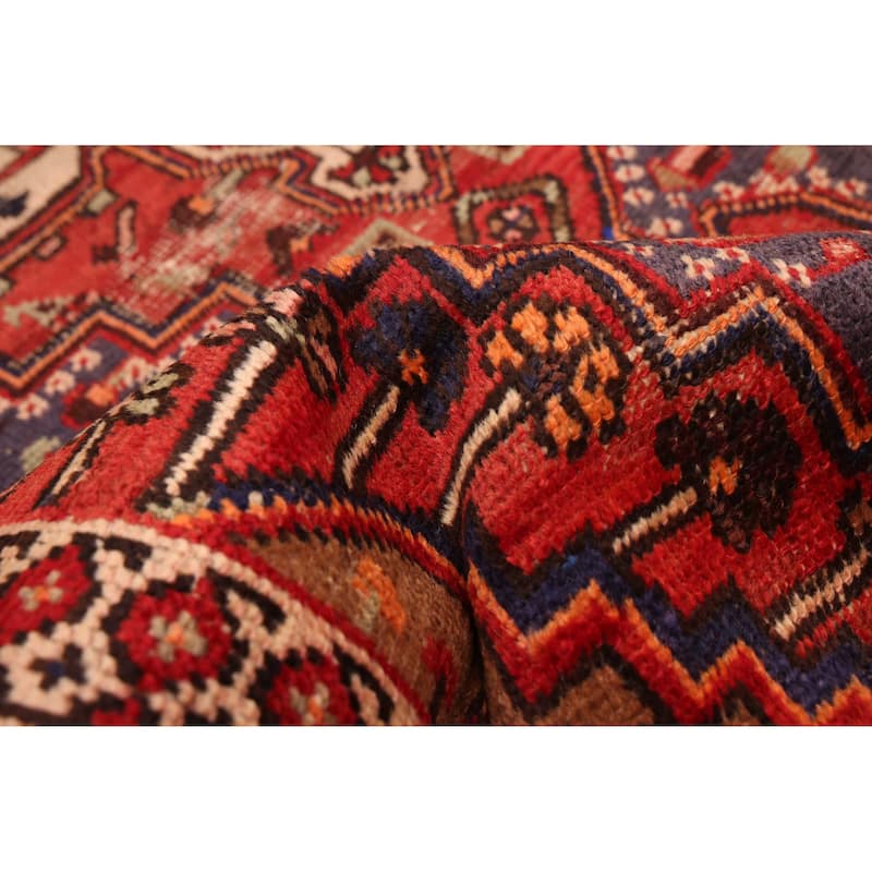 ECARPETGALLERY Hand-knotted Anadol Vintage Red Wool Rug - 3'11 x 7'3