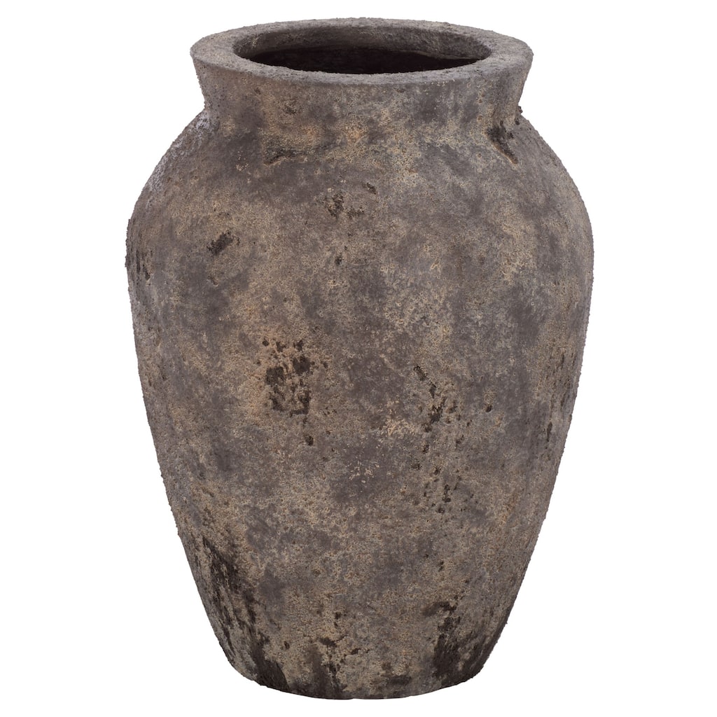 SAFAVIEH Outdoor Patio Furniture Bolton Planter Pot with Drainage - 12"W x 12"D x 16"H