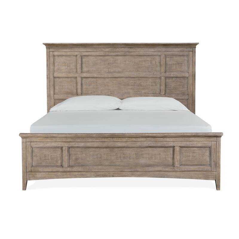 Magnussen Home Paxton Place Dovetail Grey Panel Bed