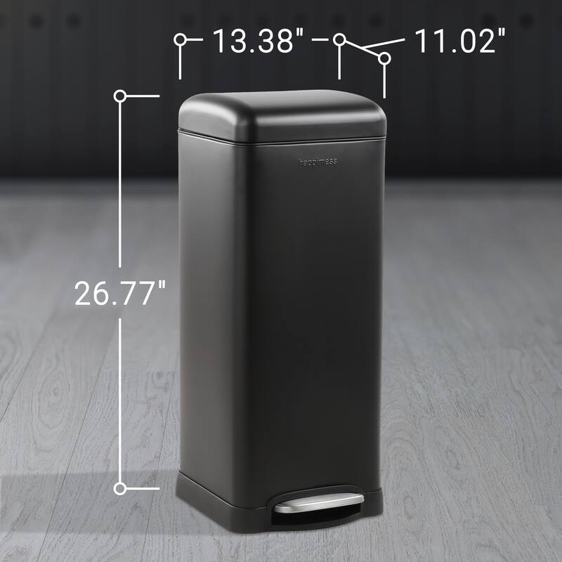 happimess Betty Retro 8-Gallon Step-Open Trash Can