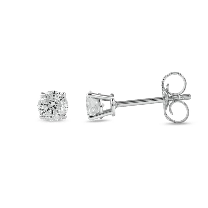 14k Gold 1/4ct TDW Diamond Solitaire Stud Earrings for Women