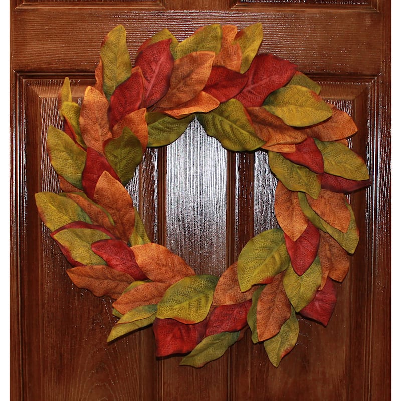 20" Fall Leaves Wreath