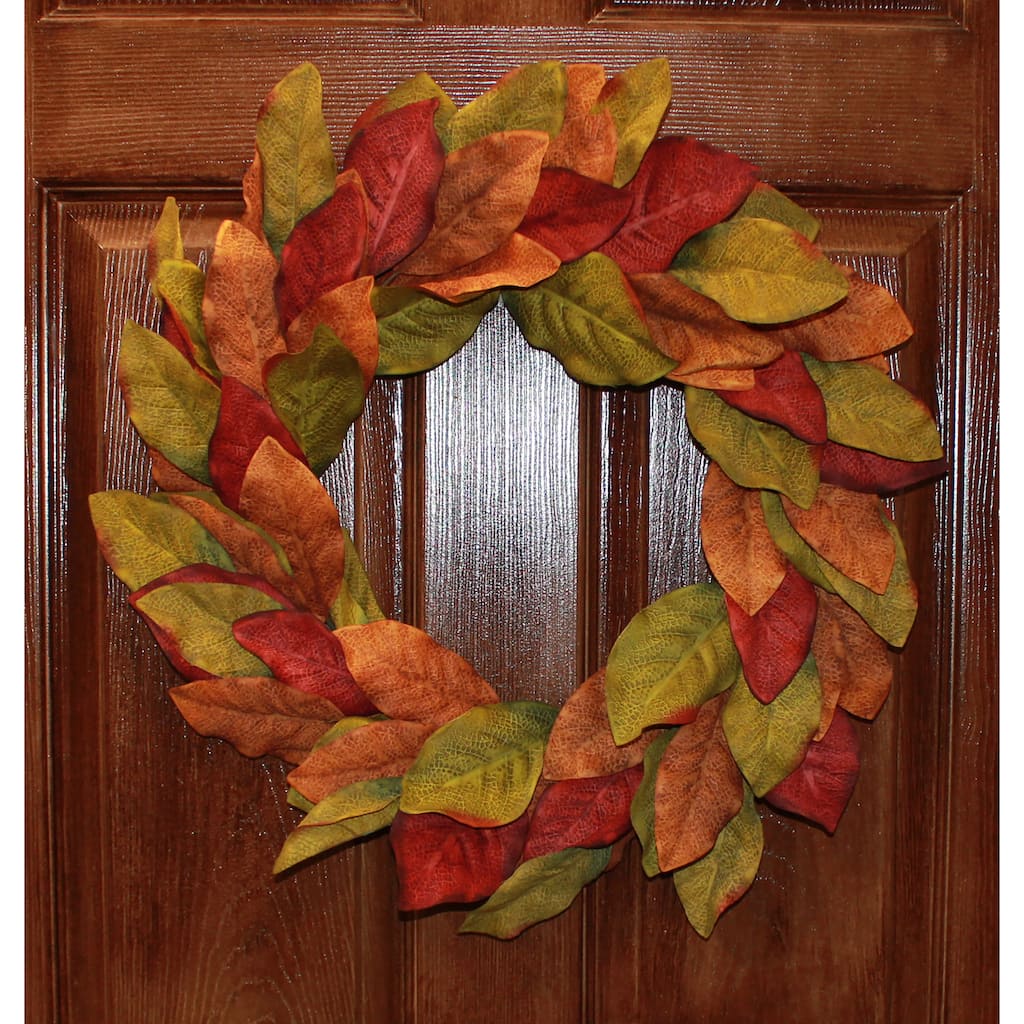 20 Fall Leaves Wreath