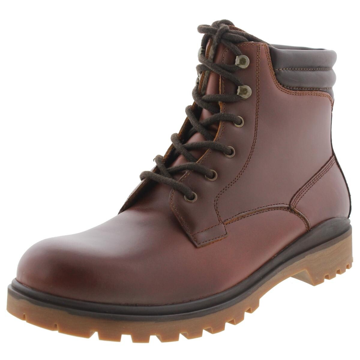 Shop Aldo Mens Terinese Winter Boots Leather Faux Fur Lined
