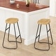 preview thumbnail 42 of 41, Rolling Kitchen Island on Wheels, Drop Leaf Kitchen Cart with Seating, Breakfast Bar Set with 2 Bar Stools and Wine Storage