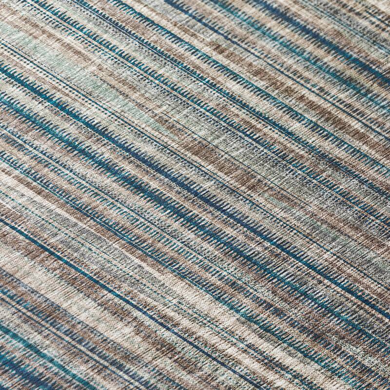 Indoor/Outdoor Waverly Modern Stripes Washable Rug