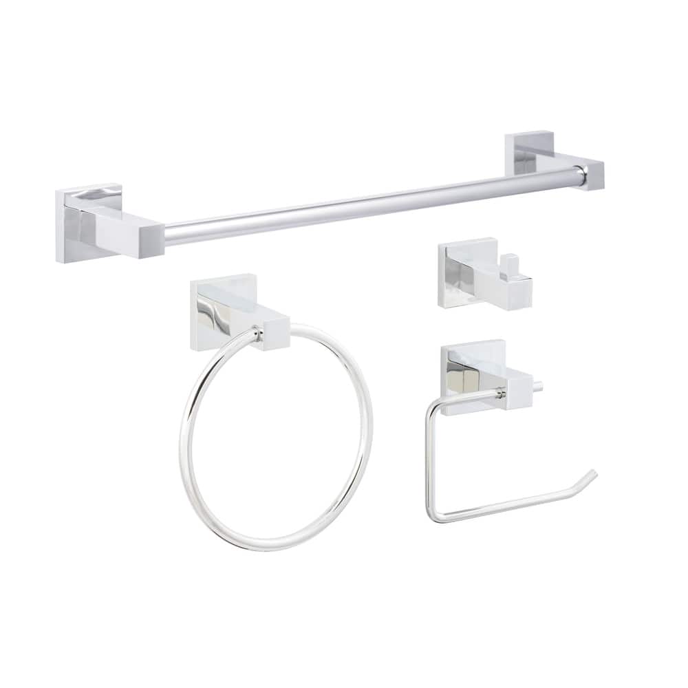 Sure-Loc BD-SET-PH1 Baden 4 Piece Bathroom Package with 30" Towel Bar,