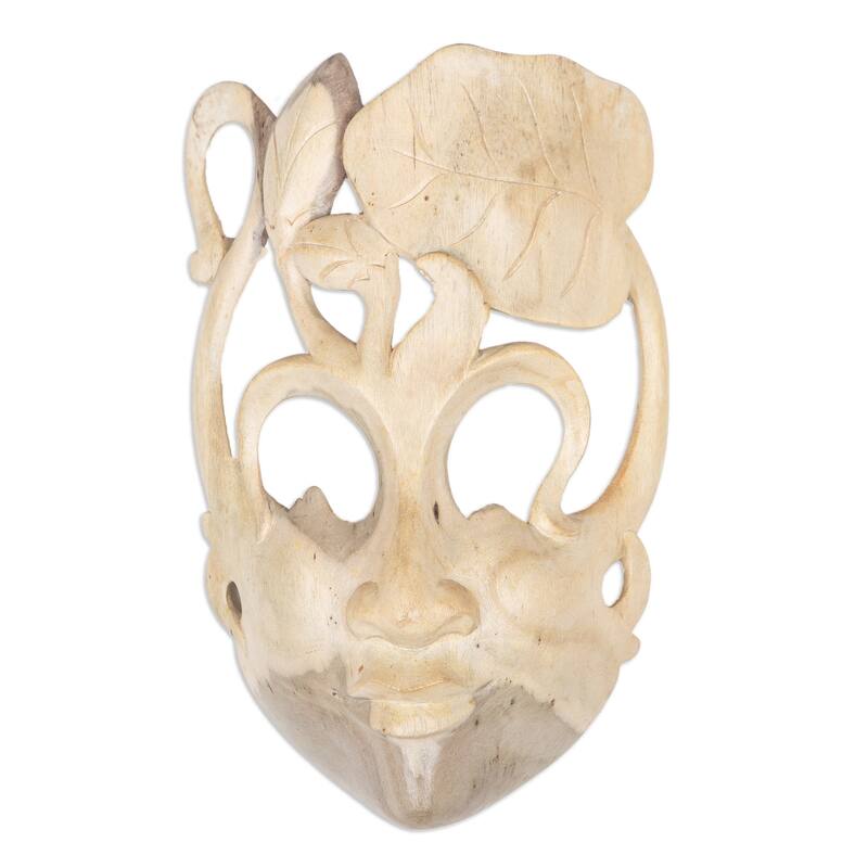 Lady Of The Lotus Wood Mask