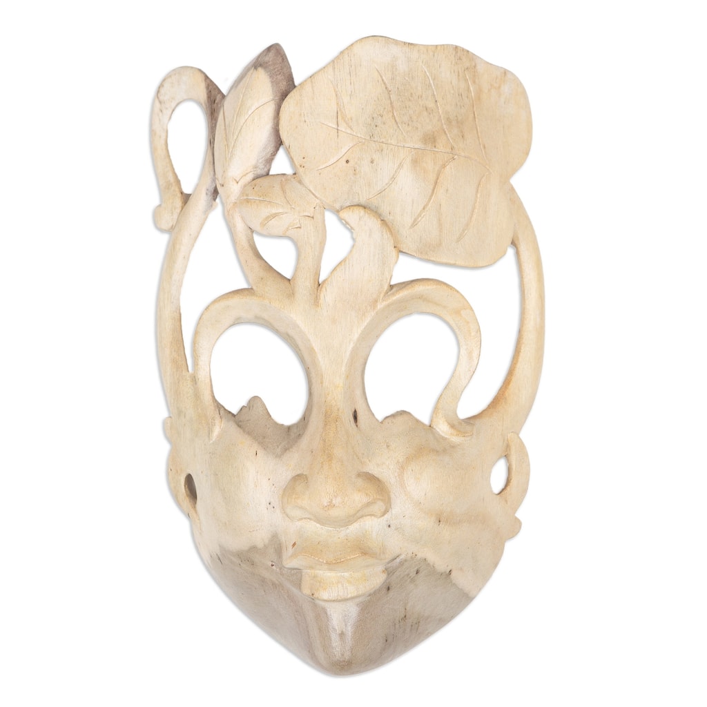 Lady Of The Lotus Wood Mask