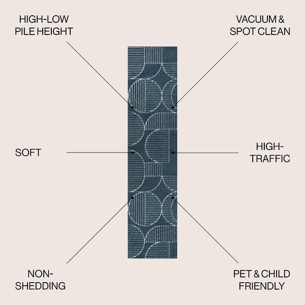 dimension image slide 21 of 33, JONATHAN Y Dila Geometric Arch Scandi Striped Ivory/Cream Area Rug