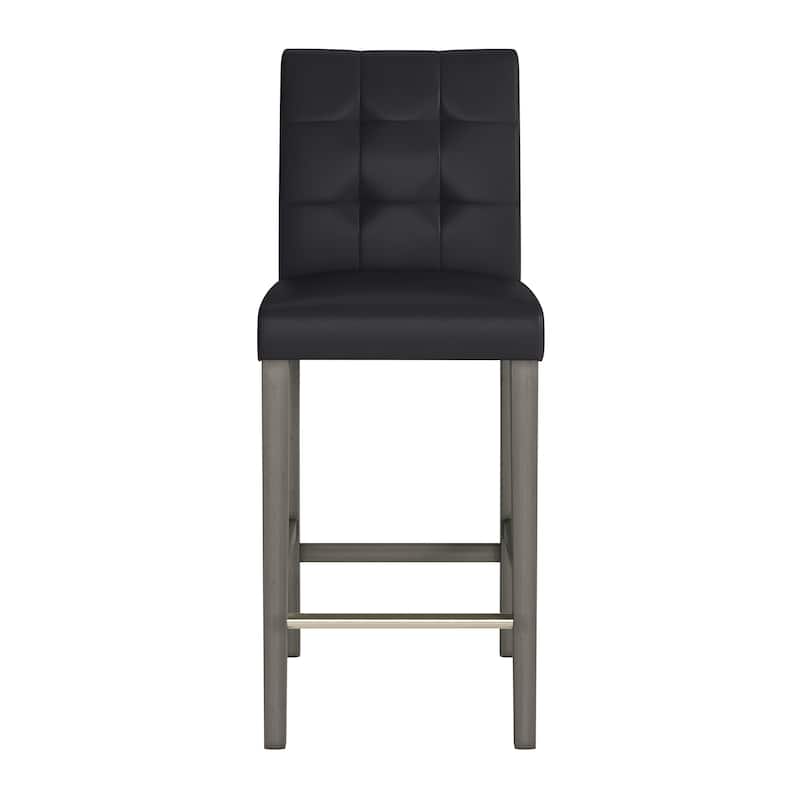 Leila Upholstered 31" Bar Height Barstool