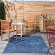 preview thumbnail 55 of 181, Nourison Essentials Solid Contemporary Indoor/Outdoor Area Rug 5' x 8' - Navy