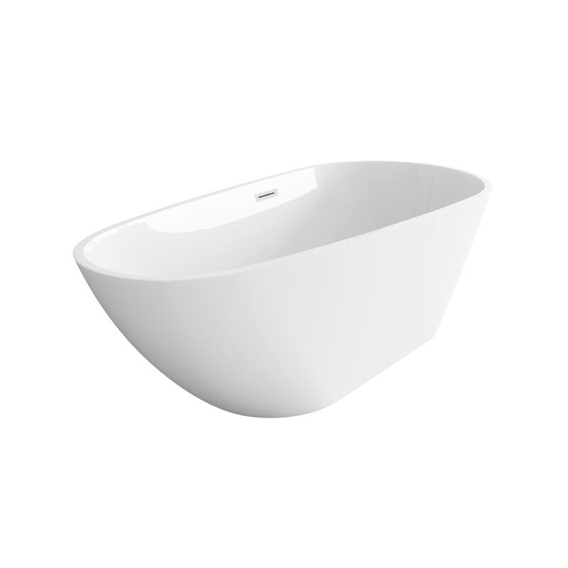 Hillary Bathtub in Glossy White