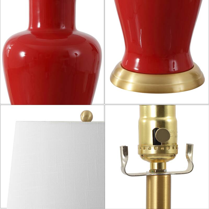 Julia 29" Ceramic LED Table Lamp, by JONATHAN Y