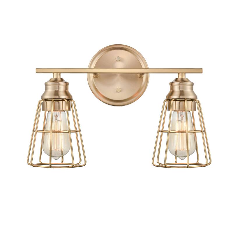 Millennium Lighting 2 Light Bathroom Vanity Fixture in Multiple Finishes - Modern Gold