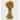 Preserved Decorative Wheat Standing Topiary Plant - Gold - 16 inches
