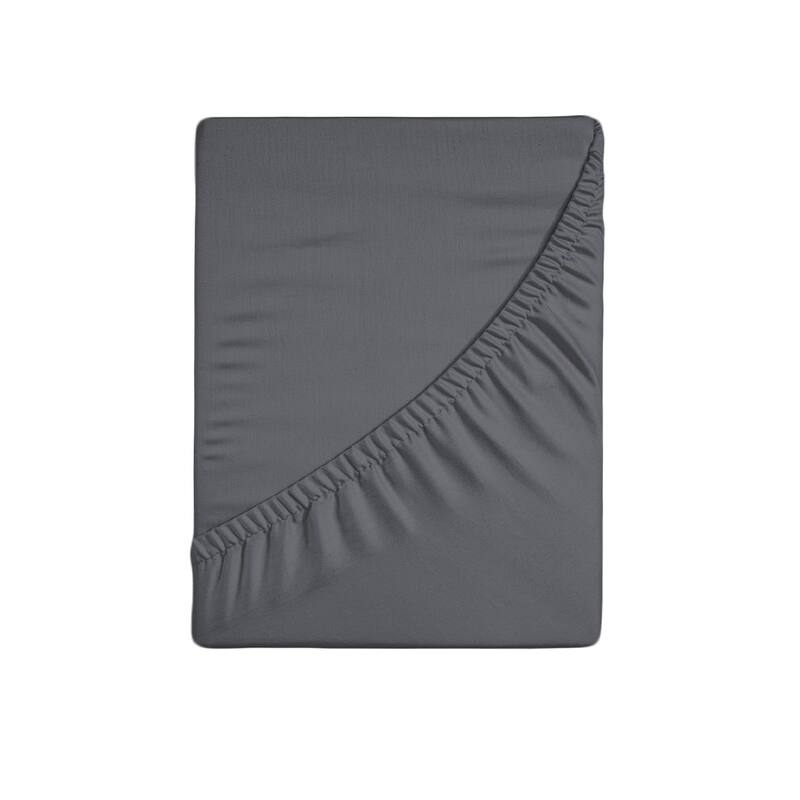 NIGHT Chill Cooling Nylon Fitted Bed Sheet - Queen - Gunmetal