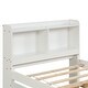 preview thumbnail 5 of 3, Twin Wood Platform Bed with Trundle, Versatile Platform Bed with Storage Headboard, Solid Wood Bedframe for Living Room Bedroom