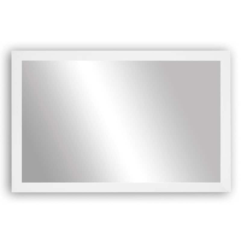 Frame My Mirror White Framed Vanity Mirror, Meade Design