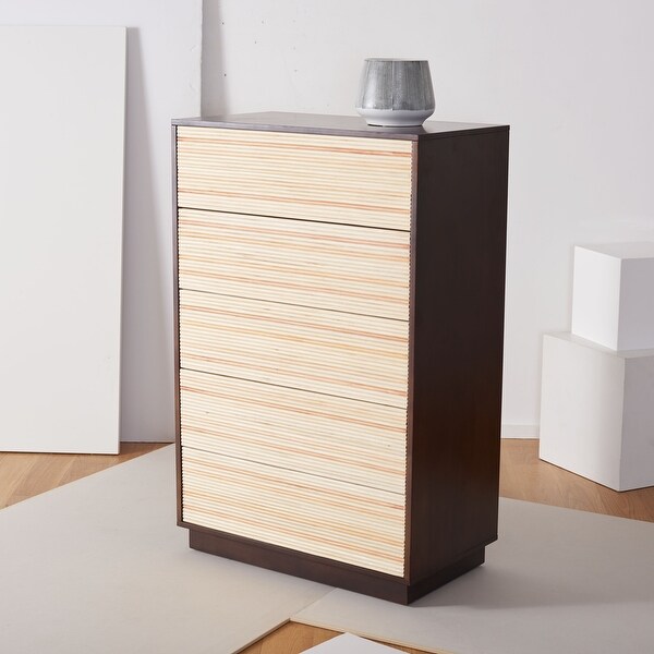 SAFAVIEH Couture Stassie 5 Drawer Cane Chest. Opens flyout.