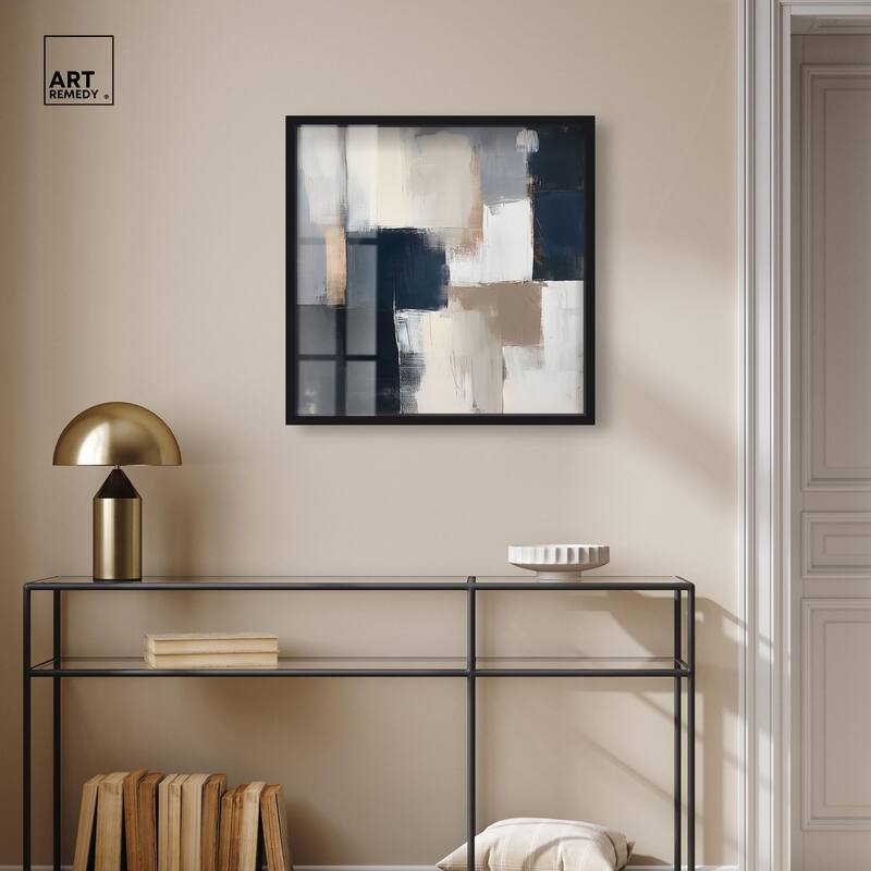 Blue Mood Depth III Shadowbox by Art Remedy