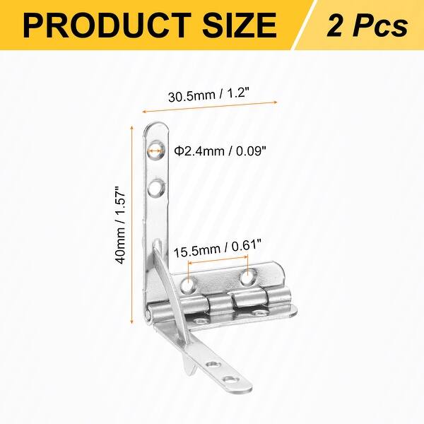 Box Quadrant Hinge, Box Hinge Cases with Side Rail Retaining Arm 90 ...