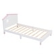 preview thumbnail 5 of 32, House Shaped Headboards Bed Frame with Small Window Wood Platform Bed, Wood Slat Support Kids Panel Bed