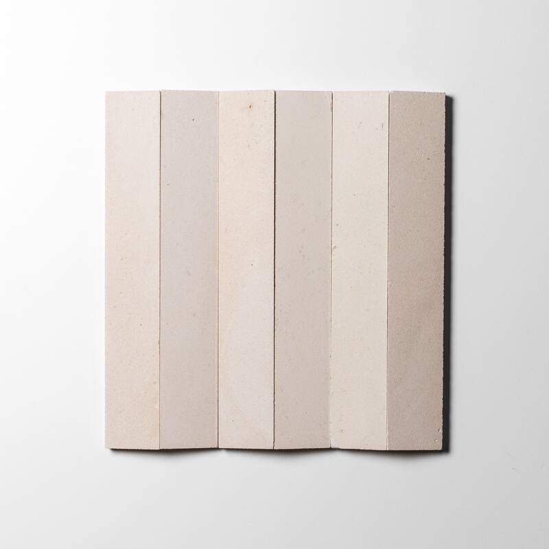 Stone Strip 2 in. x 12 in. Island White Honed Limestone Wall Tile