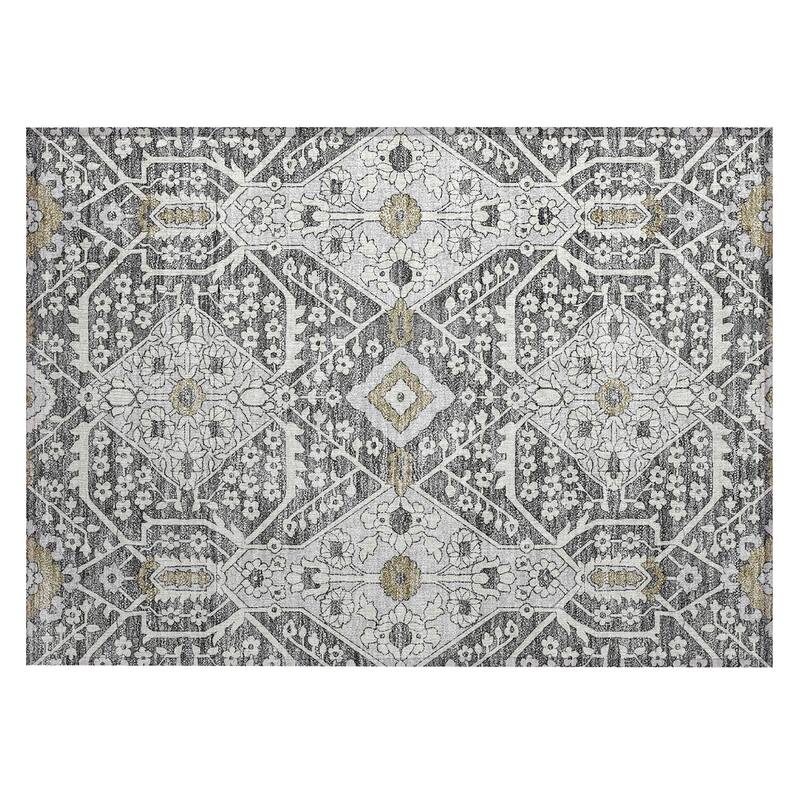 Machine Washable Indoor/ Outdoor Chantille Traditional Rug