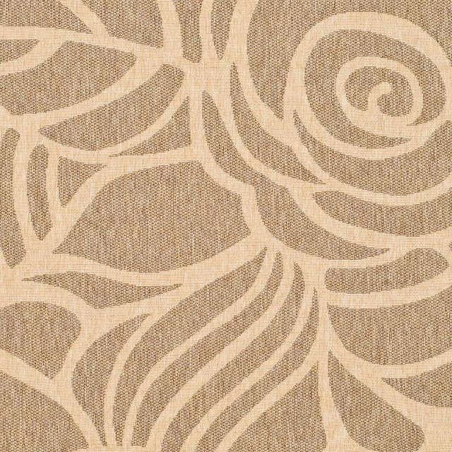 SAFAVIEH Courtyard Lorrayne Floral Geo Indoor/ Outdoor Area Rug