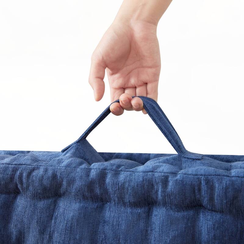 Poly Chenille Square Floor Pillow Cushion-24x24",only 1PC