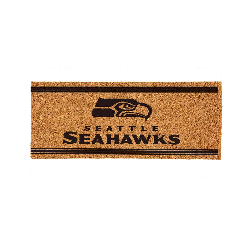 Seattle Seahawks Monochrome Indoor/Outdoor Coir Door Mat