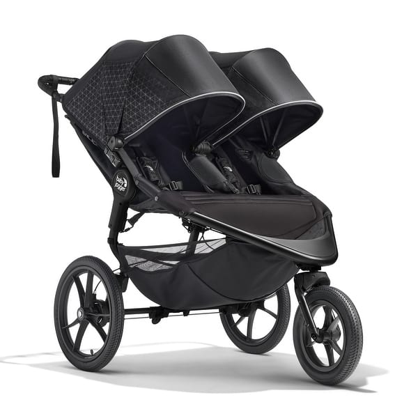slide 2 of 7, Baby Jogger Summit X3 Double Jogging Stroller, Midnight Black
